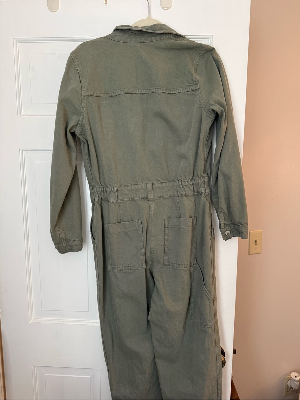 Old Navy Green Denim Jumpsuit - Picture 5 of 5
